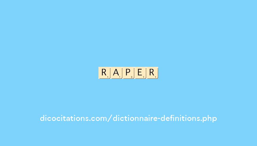 raper raper
