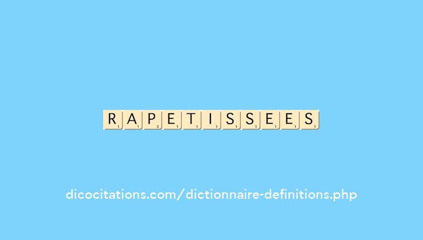 rapetissees