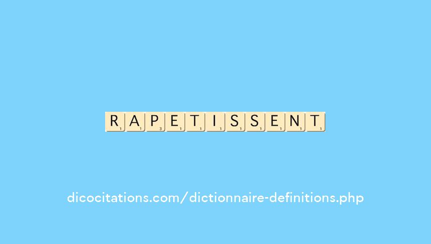 rapetissent rapetissent