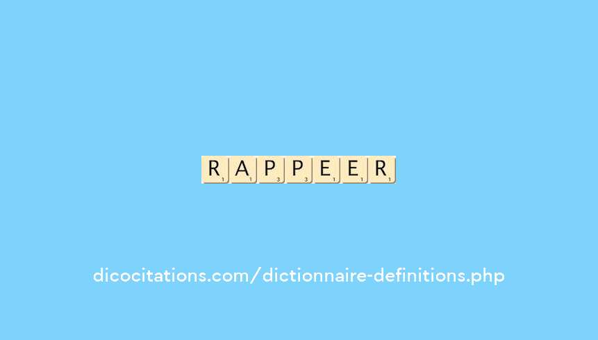 rappeler