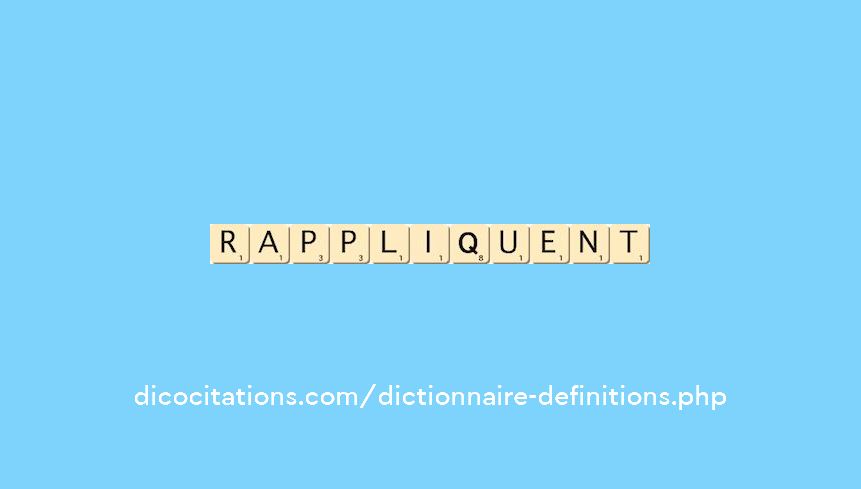 rappliquent