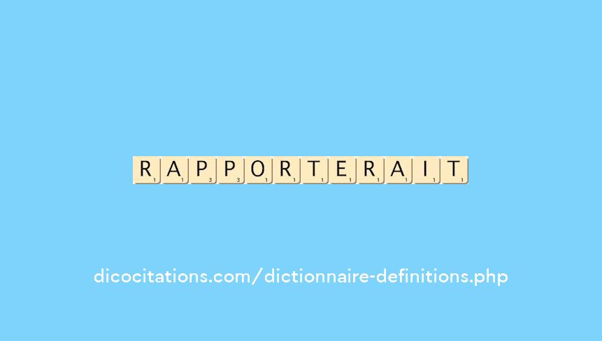 rapporterait