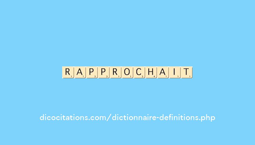 rapprochait rapprochait