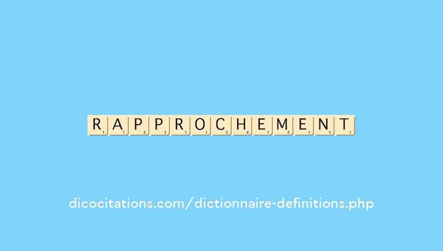 rapprochement rapprochement