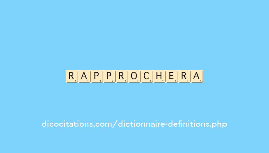 rapprochera rapprochera