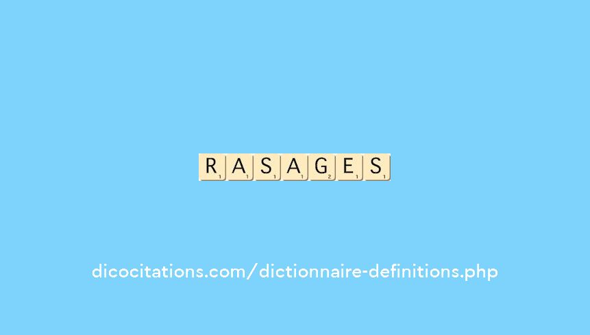 rasages rasages