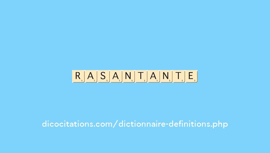 rasant--ante