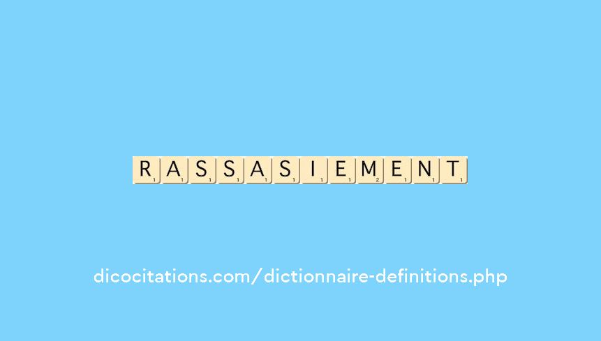 rassasiement