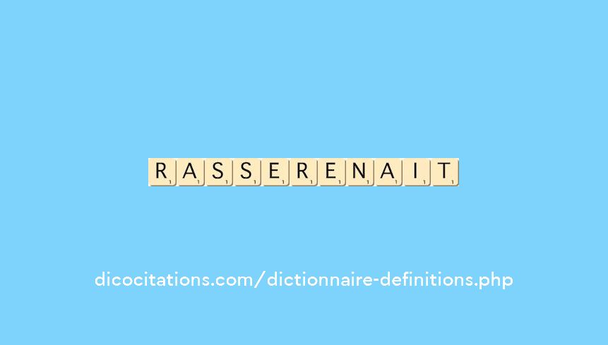 rasserenait rasserenait