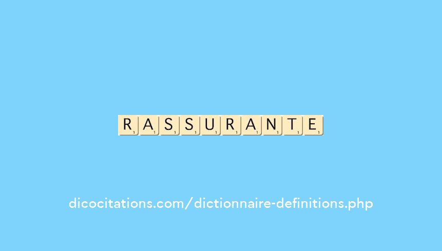 rassurante