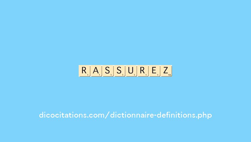 rassurez rassurez