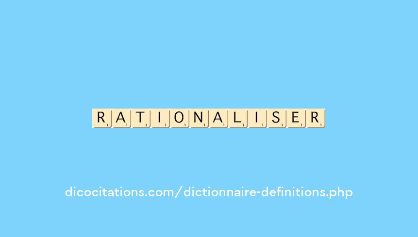 rationaliser rationaliser