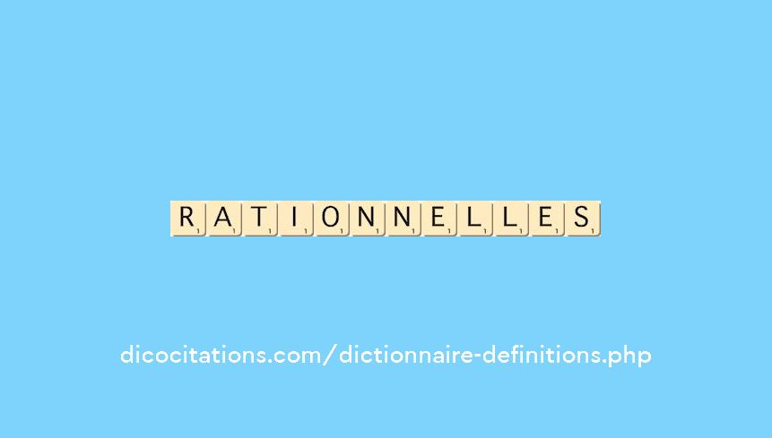 rationnelles