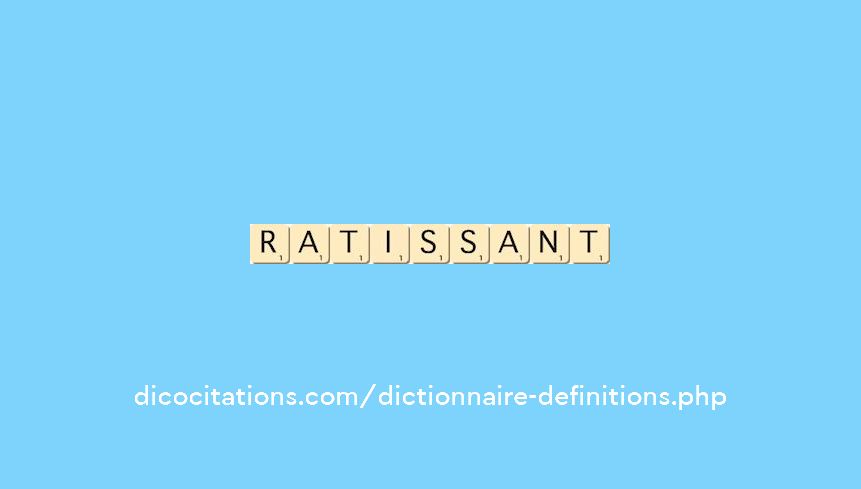 ratissant ratissant