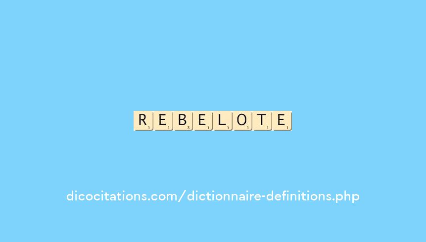 re-belote re-belote