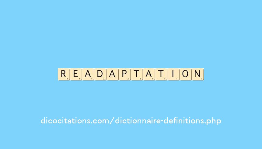 readaptation readaptation