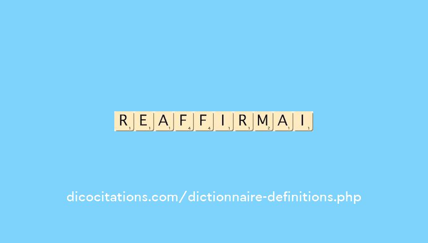 reaffirmai reaffirmai
