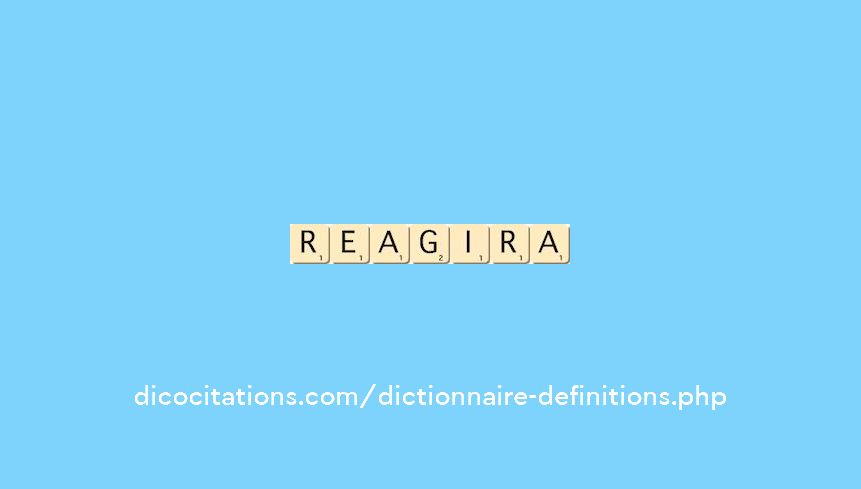 reagira reagira