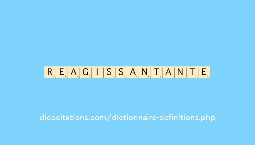 reagissant--ante