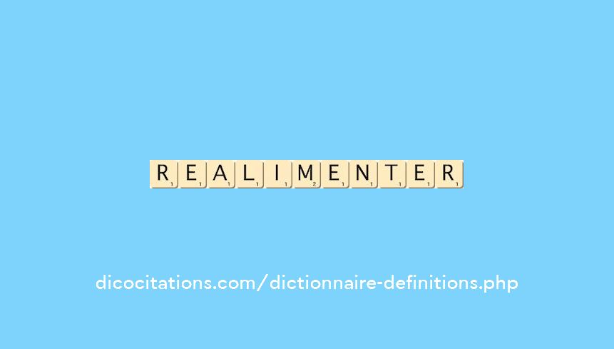 realimenter