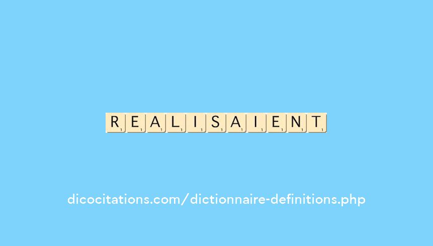 realisaient