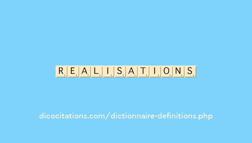 realisations