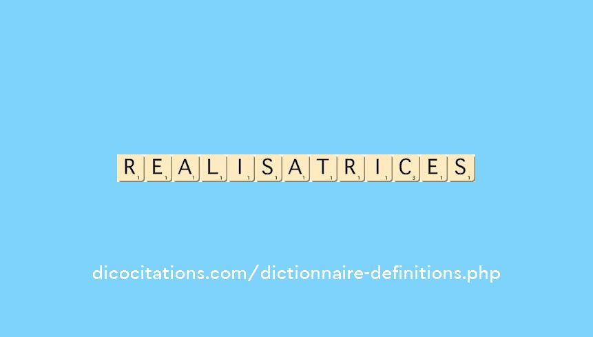 realisatrices realisatrices
