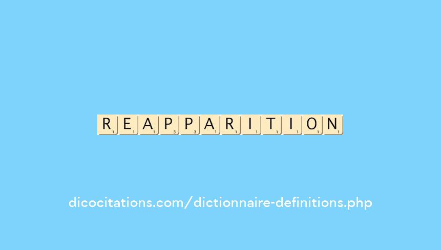 reapparition