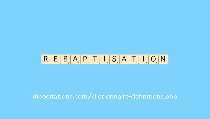 rebaptisation