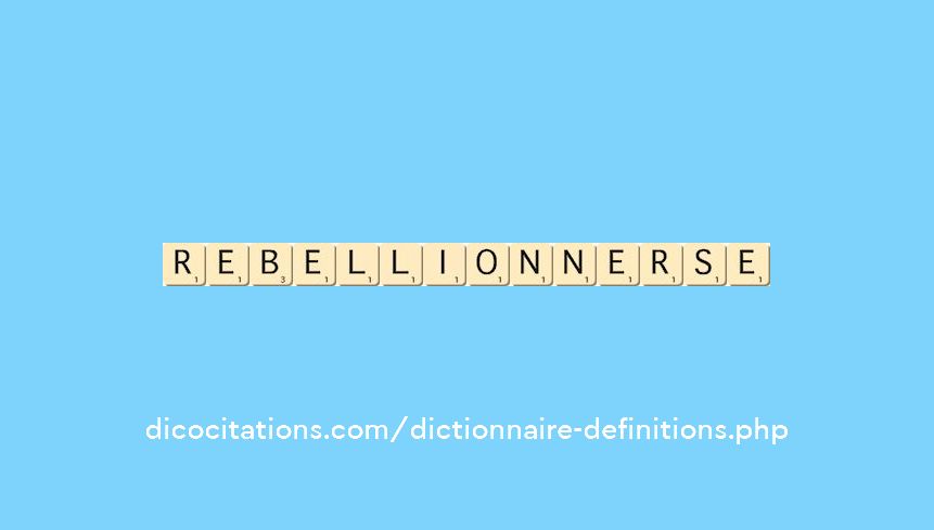 rebellionner--se-