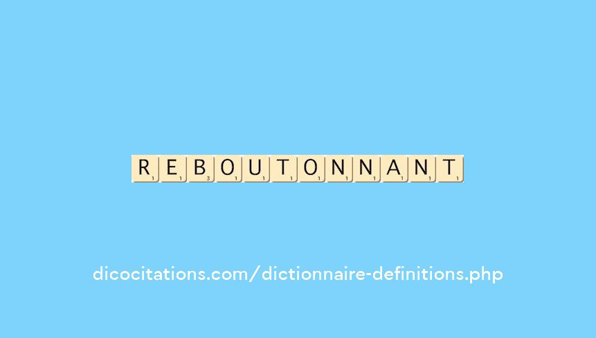 reboutonnant reboutonnant