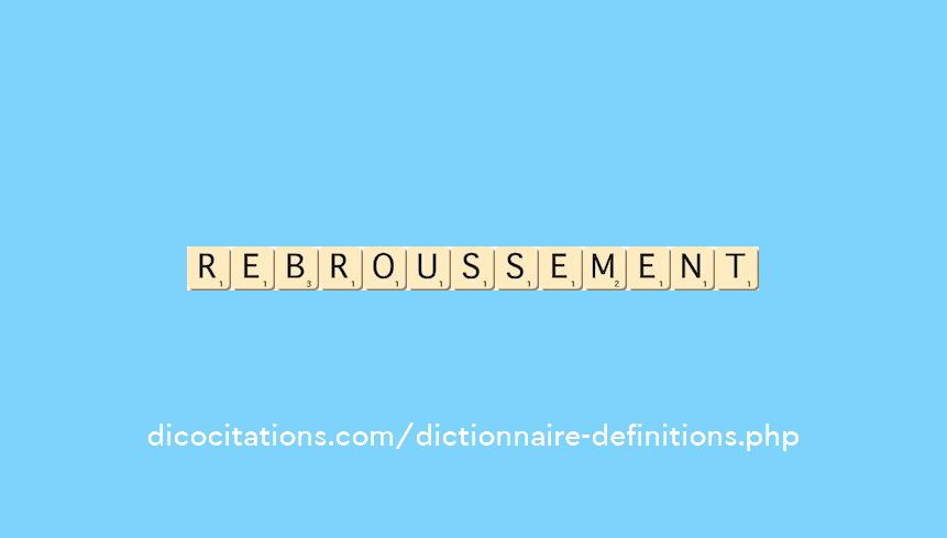 rebroussement