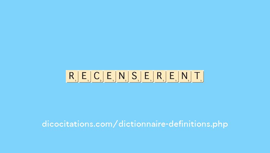 recenserent recenserent