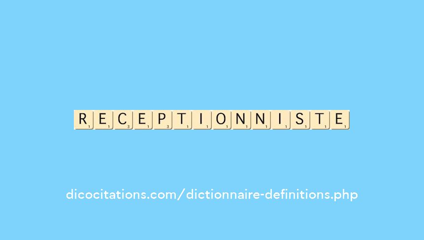 receptionniste