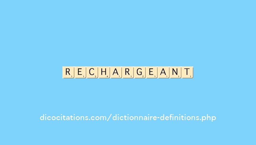 rechargeant rechargeant