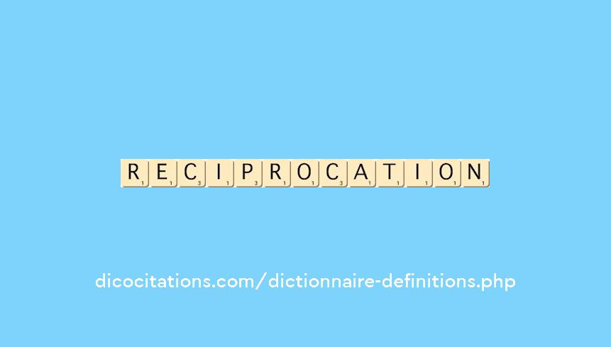 reciprocation