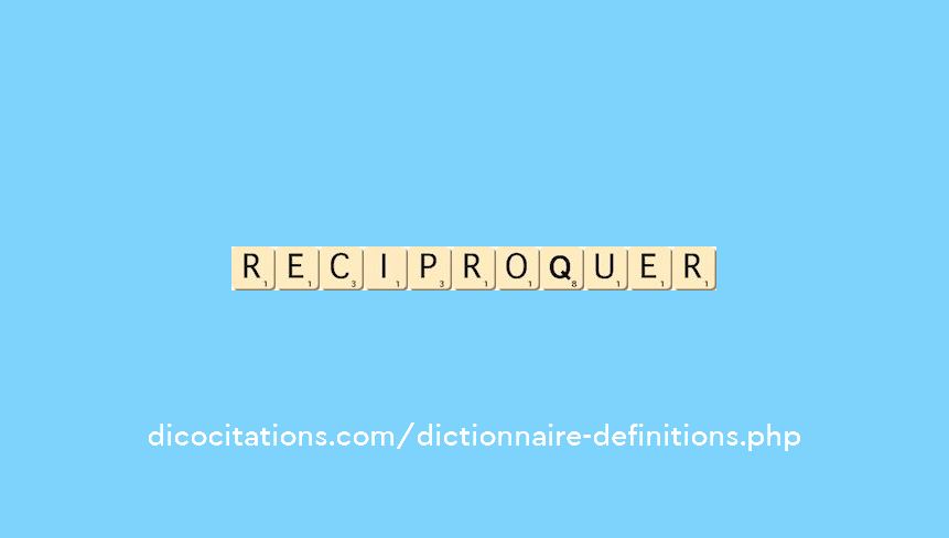 reciproquer