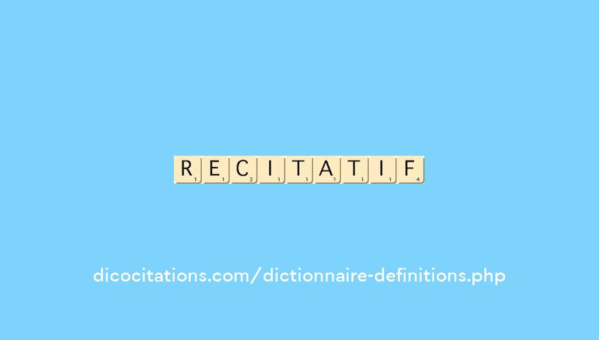 recitatif