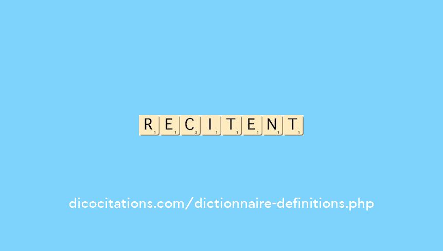 recitent recitent