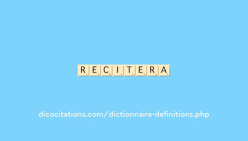 recitera recitera