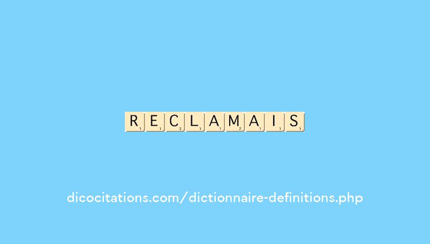 reclamais reclamais