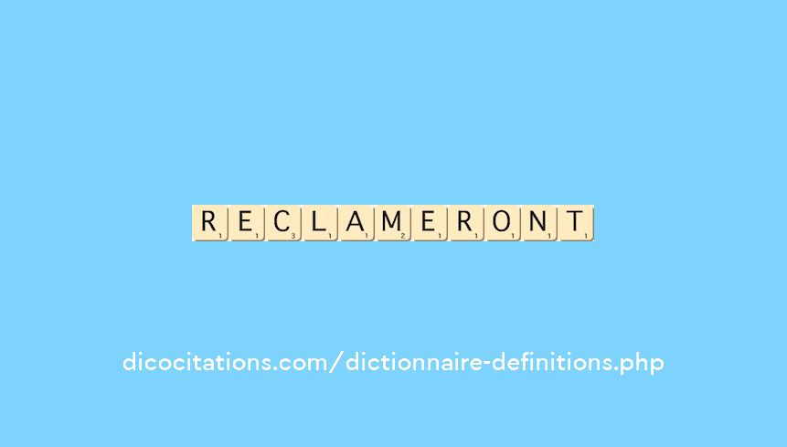 reclameront reclameront