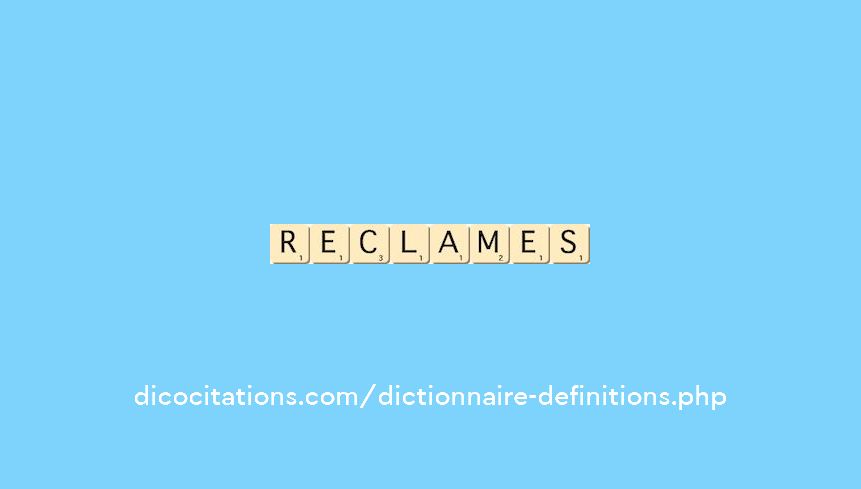 reclames reclames