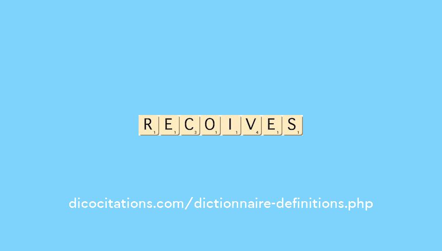 recoives recoives