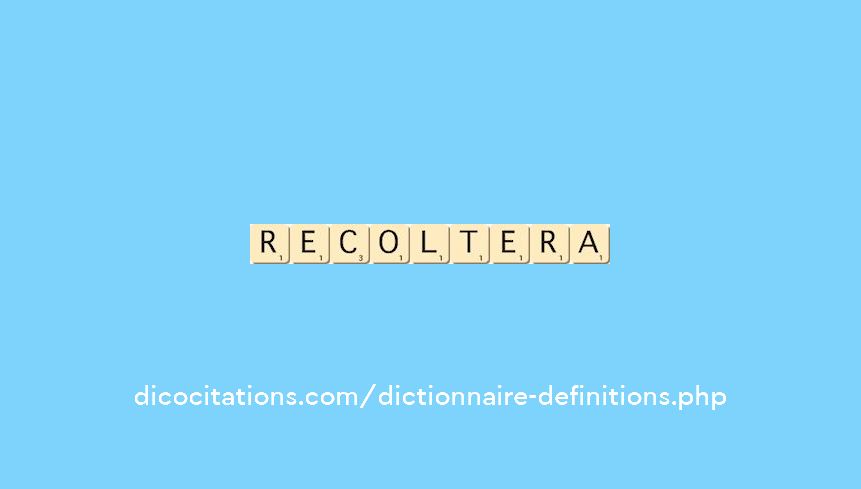 recoltera recoltera