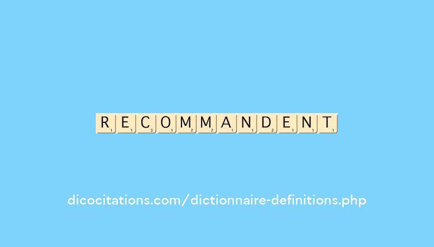 recommandent