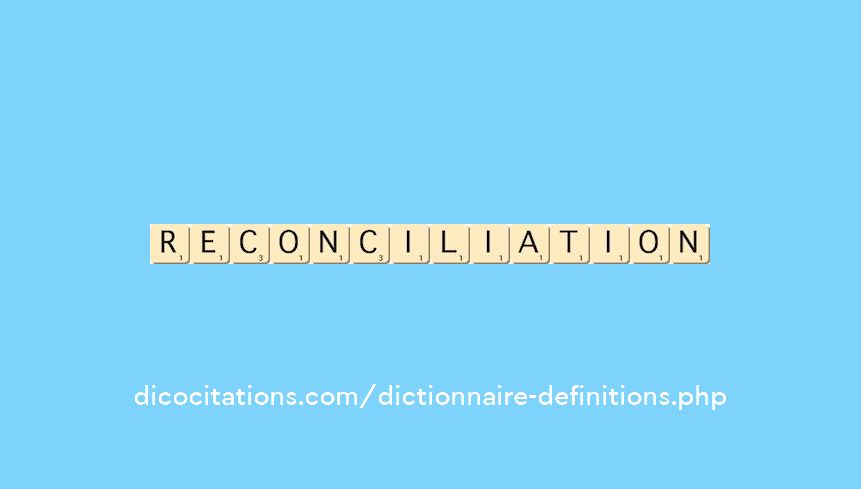 reconciliation