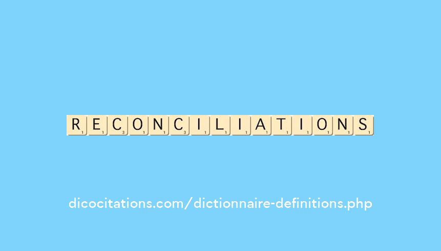 reconciliations