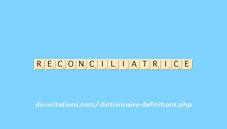 reconciliatrice reconciliatrice
