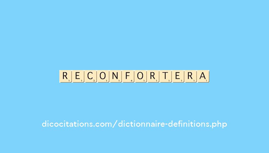 reconfortera reconfortera